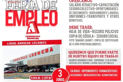 arrocha trabaja con nosotros