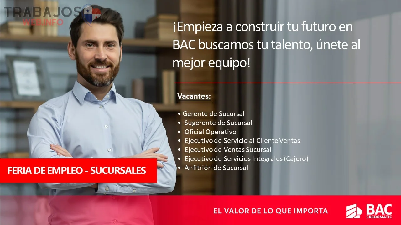 Bac trabaja con nosotros vacantes 2026 requisitos y salarios reales