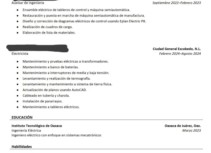¿Formato estándar para mejorar el CV? r/Panama - Reddit