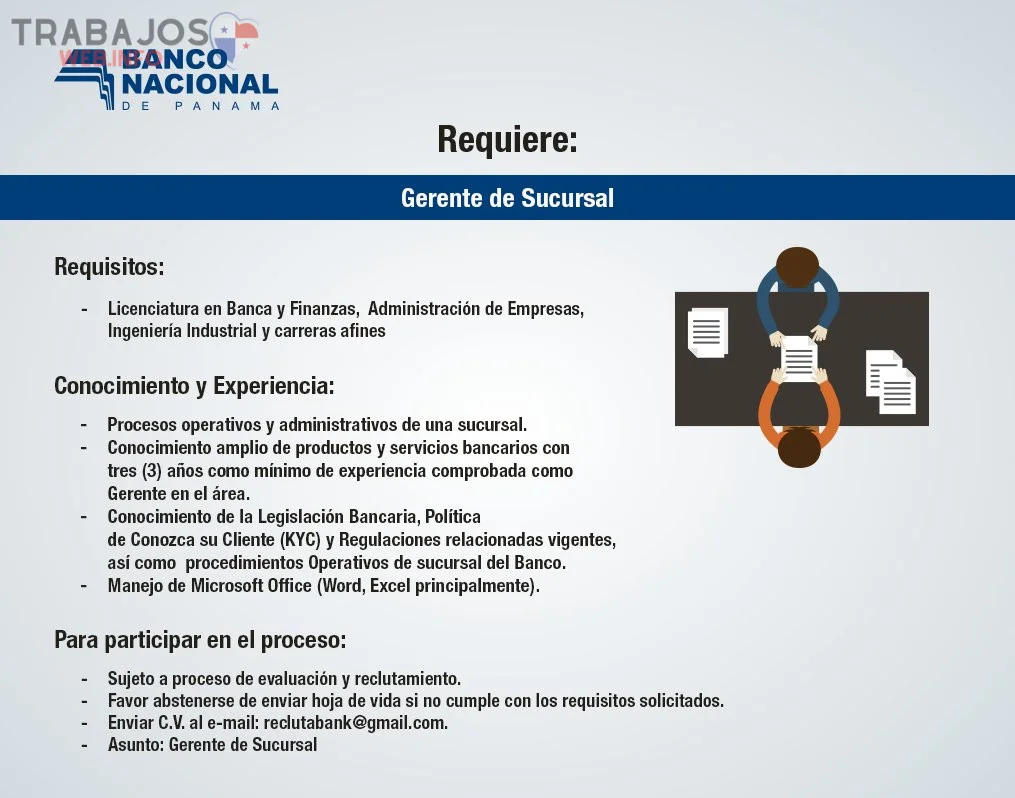 Lo que más preguntan sobre trabajar en banco nacional de panama