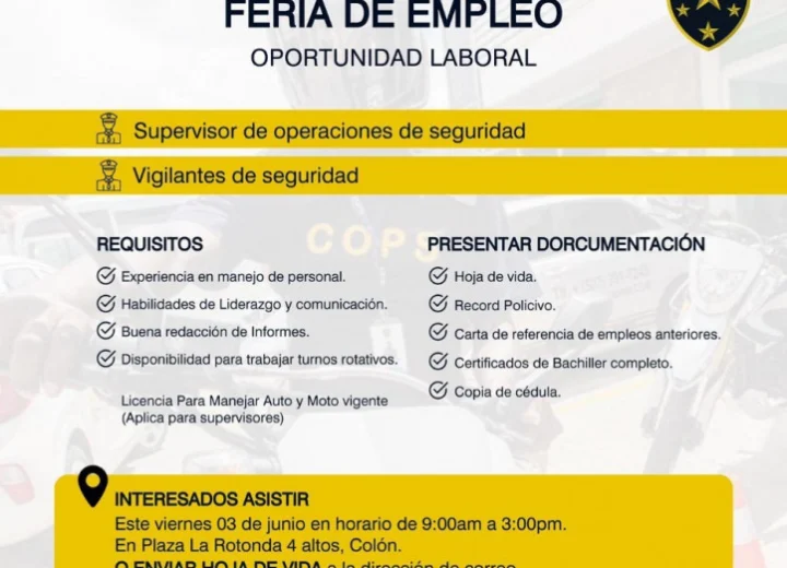 ¿Ofertas de empleo zona libre en Colón | Opcionempleo?
