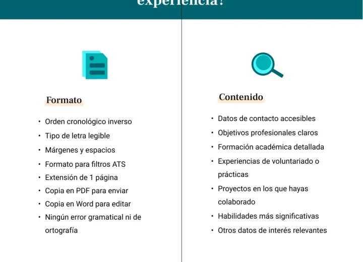 Qué poner en un CV sin experiencia en Panamá